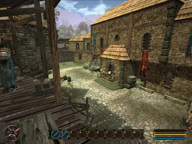 gothic 3 отвергнутые боги - вид со сторожевой башни