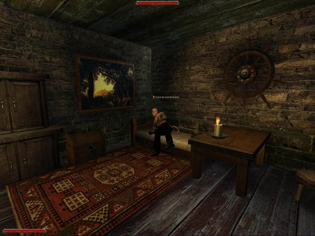 gothic 2 ночь ворона - вот она, свободная кровать!