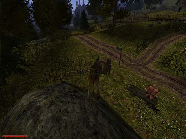 gothic 2 ночь ворона - в шкуре волка можно быстро добежать куда нужно